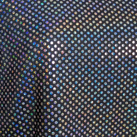 Vintage CARON Chicago Rainbow Sequins Disco Sparkly 70's  Top 12 - Picture 2 of 3